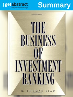 cover image of The Business of Investment Banking (Summary)